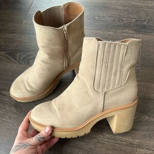 Target Women's Beige Heeled Boots